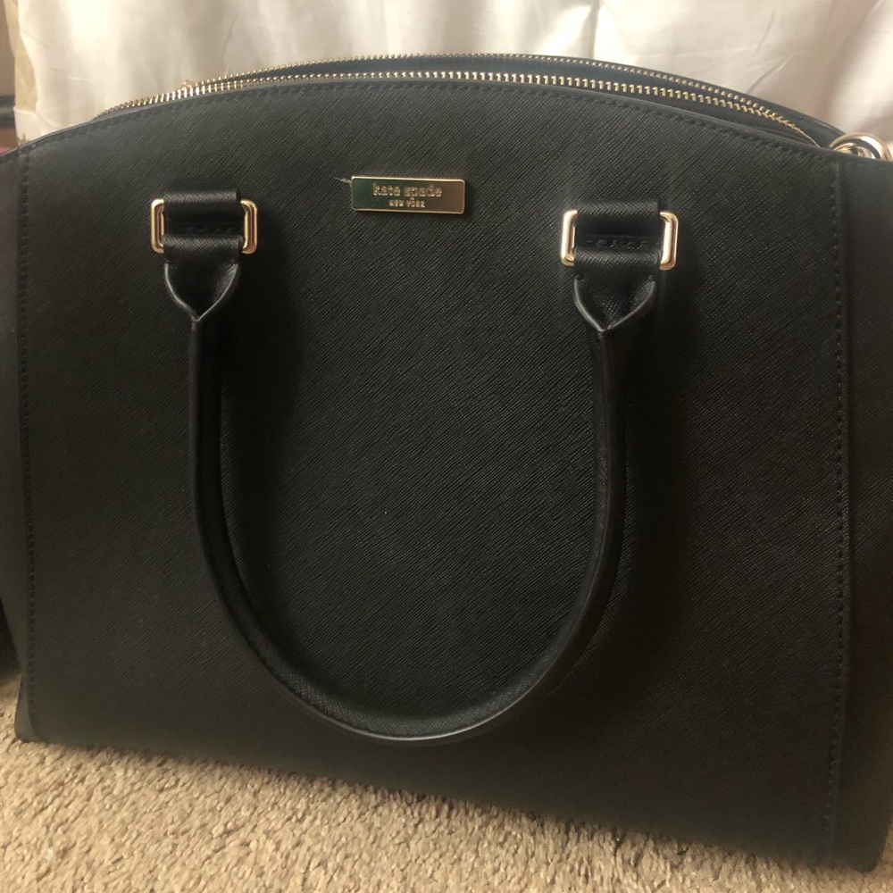 NEW Kate Spade Black Roomy Purse